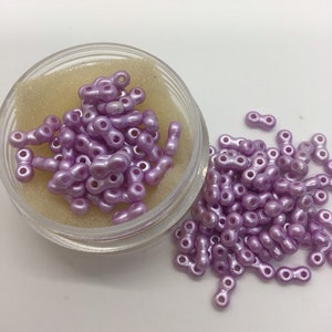 Infinity Bead Pastell Light Rose Tschechische Perlen