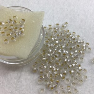 SB Demi 6/o Permanent Finish Silver Lined Frost Crystal