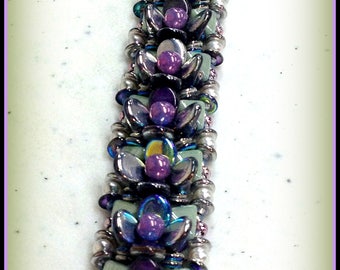 In Bloom Beaded Bracelet Pattern  - DOWNLOADABLE PDF Instructions