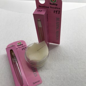 Agujas para enhebrar tulipanes Sup n.° 13 (se venden por paquete de 2 agujas)