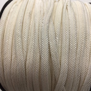 Italian Soutache - KTM White - Sold Per Meter