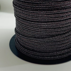Italian Soutache Adel Gunmetal- Sold per Meter