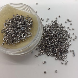SB DBS0038 15/0 Miyuki Delica Palladium Plated 11/o sold per 8g tube
