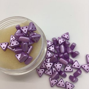 eMMA Bead Pastel Lilac Czech Beads
