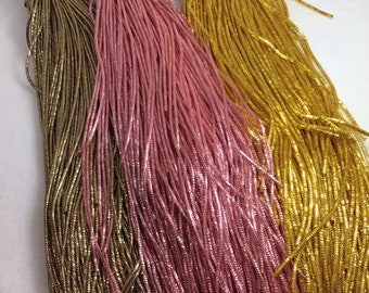 Czech Purl Square French Wire for Goldworking - Goldwork Supply