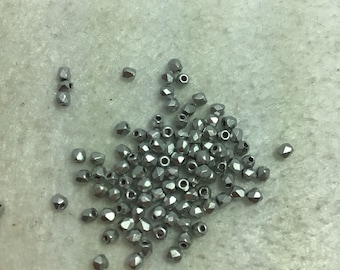 FP True 2mm Bronze Aluminum Czech Beads