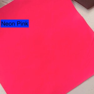 Lederlaken in Neon Pink - bitte Größe wählen