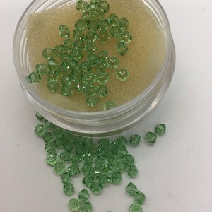 5328 3mm Swarovski Bicone Peridot - Austrian Crystal