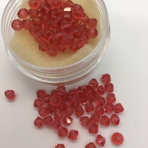 5301 4mm Swarovski Bicone Padparadscha