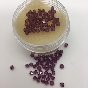 5301 3mm Swarovski Bicone Amethyst
