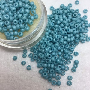 SB 8- Matte Opaque Turquoise Blue Luster