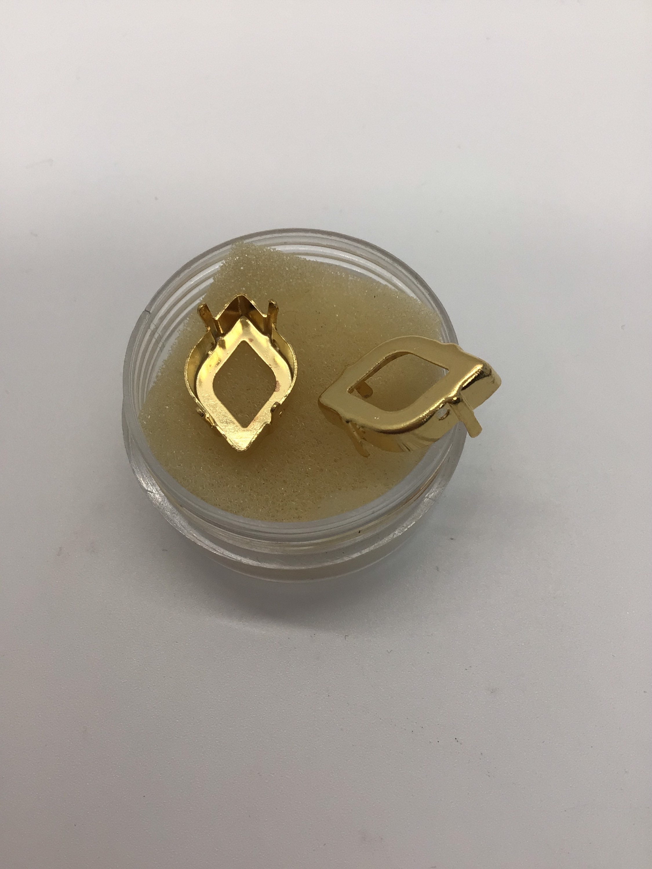 Swarovski 19x12mm settings for Swarovski Lemon Stone