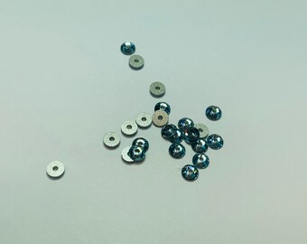 Swarovski 3188 3mm Sequins in Aquamarine