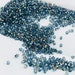 3mm Swarovski bicones in Demin Blue Celadon (Custom Coated)