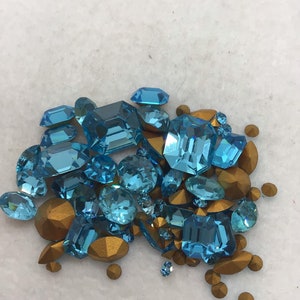 Vintage Kristall Aqua