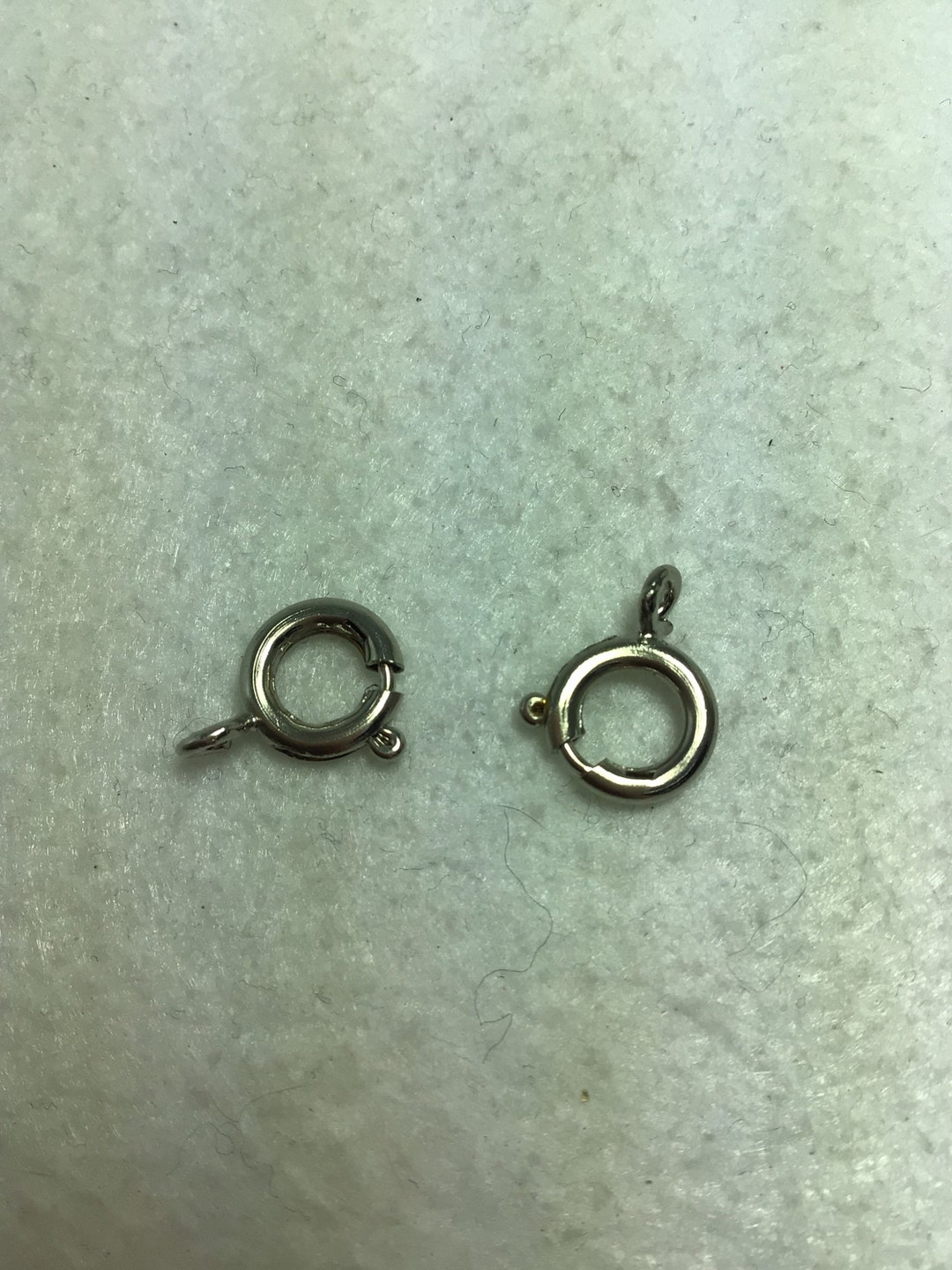 Clasp Silver Round Spring Clasp 9mm - Etsy
