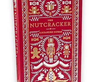 THE NUTCRACKER Alexandre Dumas - Collectible illustrated Deluxe Gift Pocket Size 7"X4" Edition Flexi Bound Faux Leather Cover CHRISTMAS Book