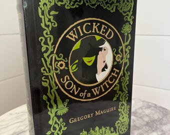 SEALED, WICKED and Son Of A WITCH by Gregory Maguire (2 in 1) - Collectible Deluxe Gift Edition - Leather Bound Hardcover - Classic Book