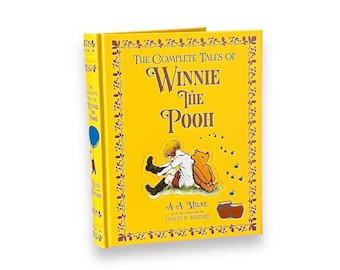 The Complete Tales of Winnie The Pooh by A. A. Milne - Collectible Deluxe Gift Illustrated Edition - Leather Bound Hardcover - Classic Book