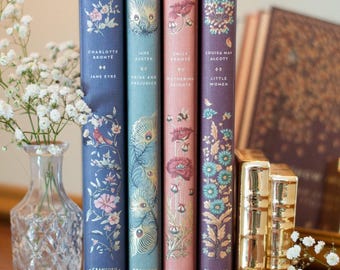 Amazing 4 piece book set; The Cranford Collection, Pride & Prejudice, Jane Eyre, Wuthering Heights, Little Women; Bronte, Austen, Alcott