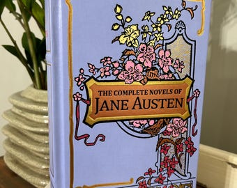 NEW, The Complete NOVELS of Jane AUSTEN - Pride and Prejudice, Emma, Persuasion & more, Leather Bound,  Metallic Hardcover Collectible Book