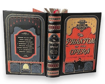 SEALED, The Phantom of the Opera and Other Gothic Tales - Collectible Deluxe Special Gift Edition - Leather Bound Hardcover - Classic Book