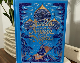 New, UNREAD, ALADDIN and The Arabian Nights - Collectible Deluxe Special Illustrated Gift Edition - Leather Bound Hardcover - Classic Book