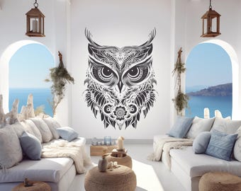 owl stencil ,bird template ,PDF stencil ,large stencil ,decorative stencil ,animal stencil ,owl design stencil ,stencil , wall sticker