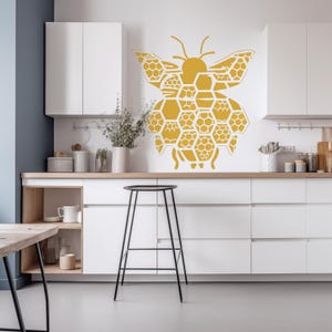 bee stencil ,animal stencil ,stencil for painting ,large stencil ,kitchen stencil , PDF stencil ,honeybee stencil ,painting template