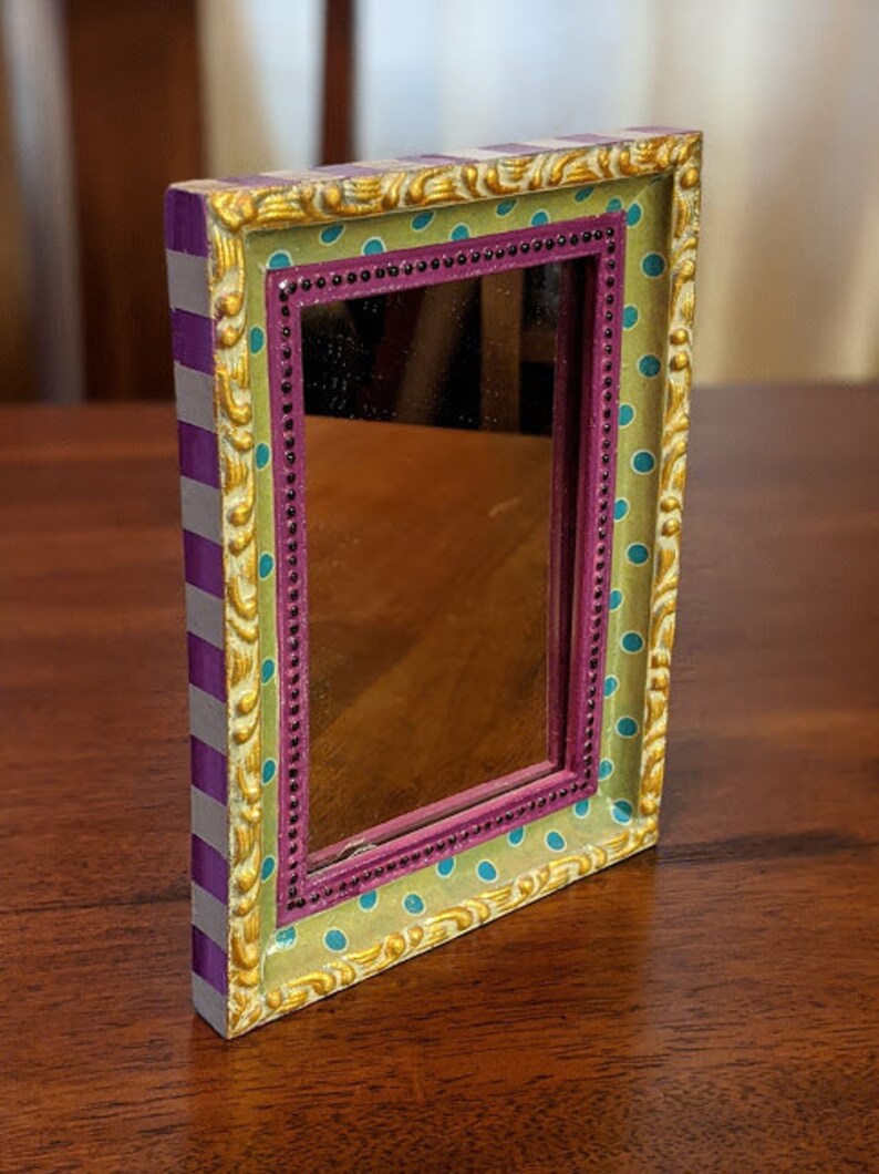 Fairy Tale Mirror Whimsical Decorative Hand Mirror Wall Etsy