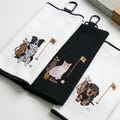 Custom Pet Golf Towel With Pet Photo - Embroidered Pet Portrait Towels - Golf Towel With Dogs Face - Cat Accessories - Golf Lover Gift