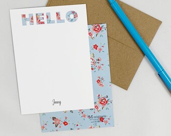 Personalized Note Cards - Set of 8 - Jenny Note