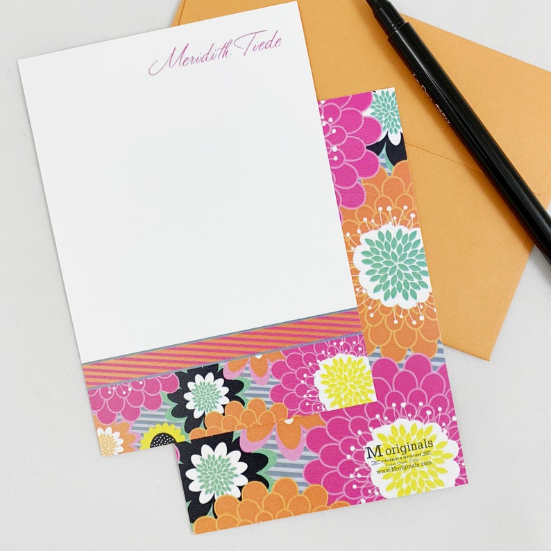 Personalized Notecards Set of 8 Callie Notes image 2