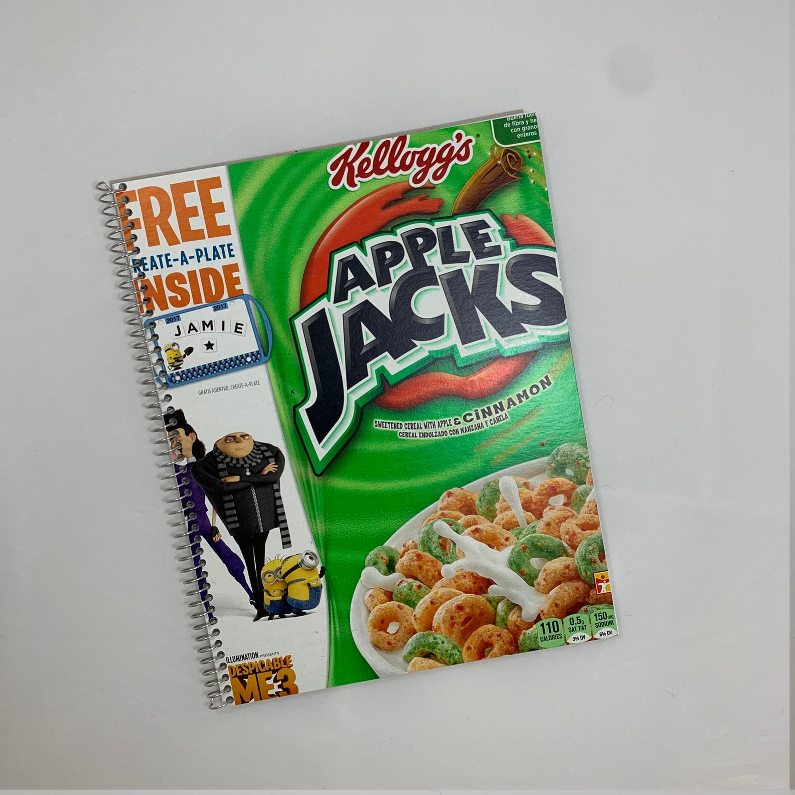 Cereal Box Journal 8.5 X 11 Etsy