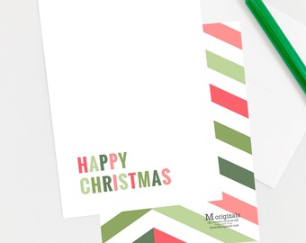 Personalized Note Card Set - Set of 8 - Christmas Words