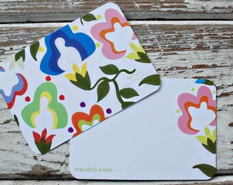 Personalized Notecards - Set of 8 - The Amelia Notes