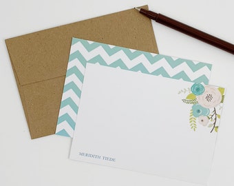 Personalized Note Cards - Set of 8 - Samantha Note