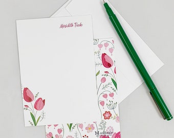 Personalized Notecards - Set of 8 - Rebecca