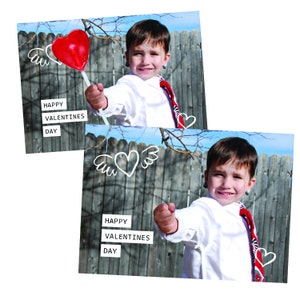 Personalized Notecards Set of 10 Lollipop Valentine image 4