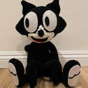 Felix the Cat Amigurumi Plush