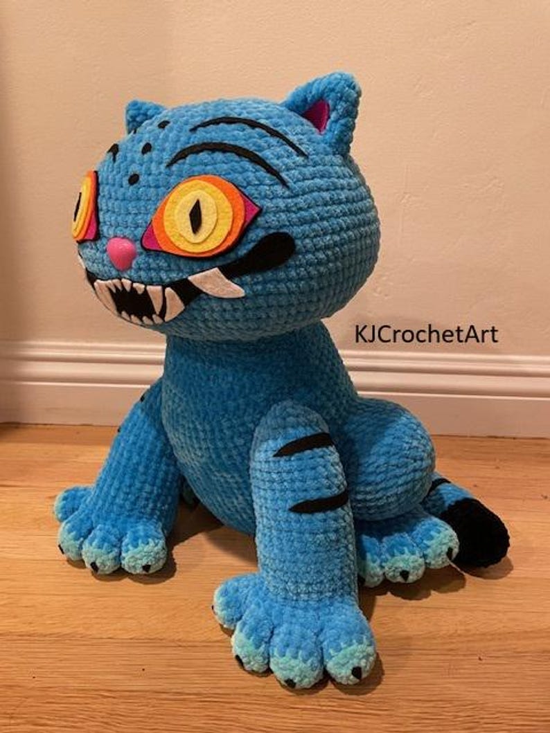 Patrón Derpy Tiger Amigurumi (inspirado en Kpop Demon Hunters) imagen 2