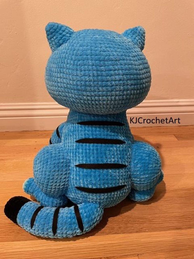 Patrón Derpy Tiger Amigurumi (inspirado en Kpop Demon Hunters) imagen 3