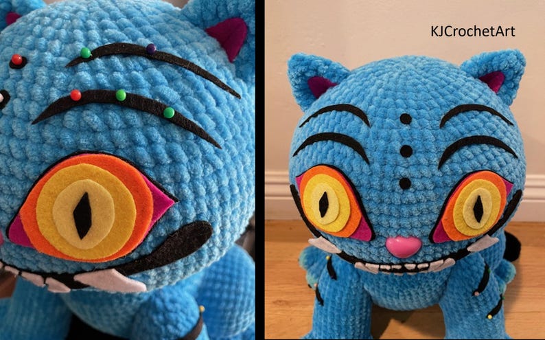 Patrón Derpy Tiger Amigurumi (inspirado en Kpop Demon Hunters) imagen 5