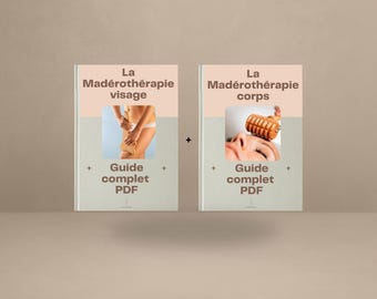 Bundle: 2 Maderotherapy training guides for face and body