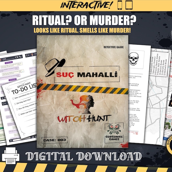 Witch Hunt: Interactive Unsolved Cold Case – Detective Murder Mystery Game (Digital)