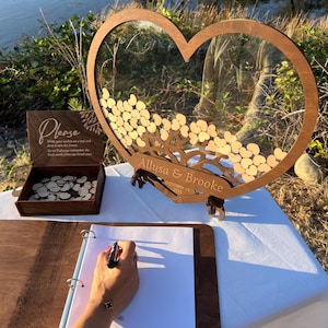 Wedding Guest Book Alternative,  Wedding Decor, Family Tree Guest Book Wedding Sign - Wood