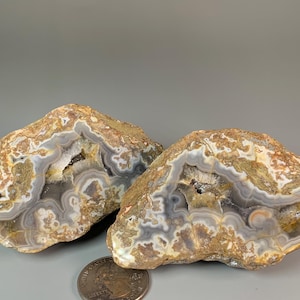 Kentucky Agate Pair Face Polished