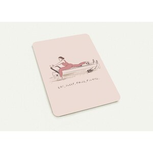 Eat Sleep Pulse, Pilates Packung mit 10 Grußkarten (EU & Rest der Welt)