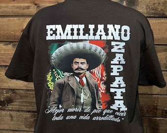 Emiliano Zapata T-Shirt, Mexican Revolution Shirt, Zapata Shirt, Activist Emiliano Zapata, Playera de Emiliano Zapata  Revolucionario