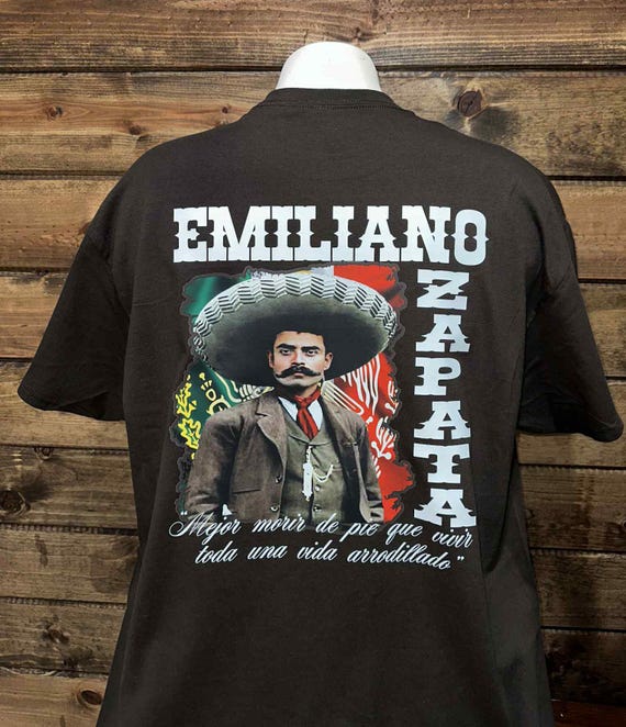 Emiliano Zapata T-Shirt, Mexican Revolution Shirt, Zapata Shirt, Activist Emiliano Zapata, Playera de Emiliano Zapata  Revolucionario